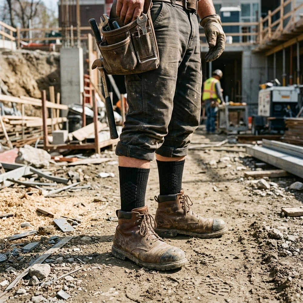 Sokko Pro — Chaussettes de travail rembourrées